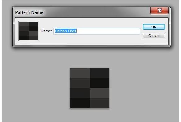 Name Your Pattern Something Descriptive - Such as Carbon Fiber