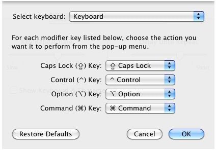 using apple keyboard on pc remap