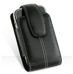 Premium Executive Black White Stitch Case 