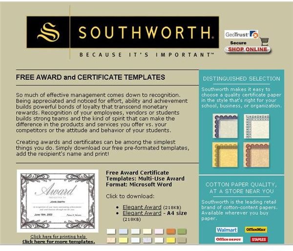 Find a Free Microsoft Word Certificate Template