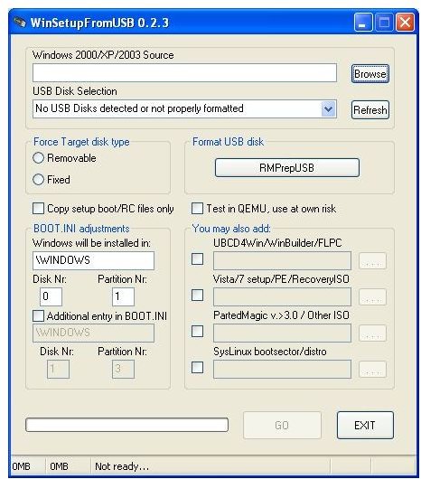 How To Install Windows 7 - USB Boot Method For Windows XP