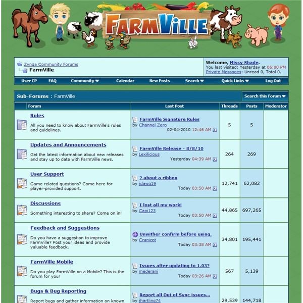 FarmVille Official Forums