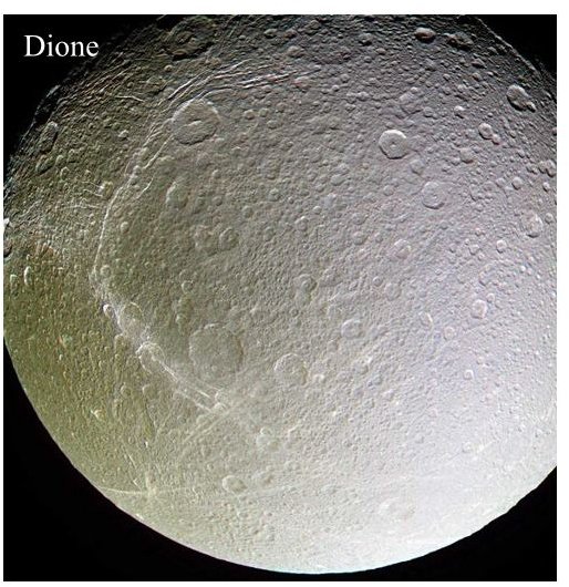 Saturn’s Moon Dione