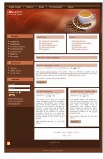 Cappuccino - Joomla Resturant Template