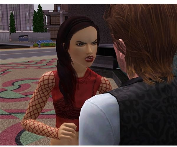 The Sims 3 vampire can walk in daylight