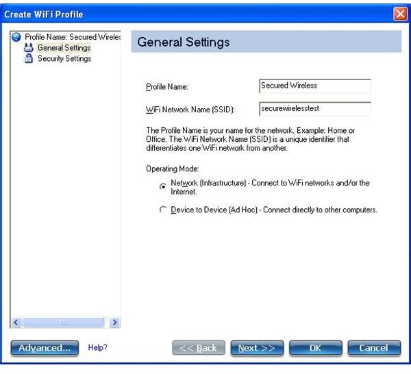 Intel PROSet Wireless Software Guide - Creating Custom Profiles and More