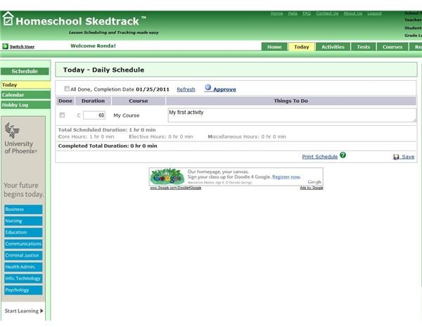 Will Homeschool Skedtrack be the homeschool scheduling program for you?