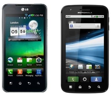 LG Optimus 2X vs. Motorola Atrix 4G