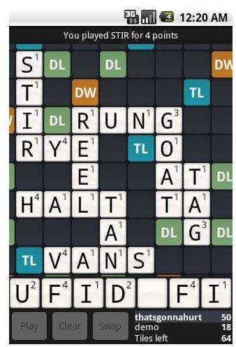 Wordfeud: Scrabble for Android