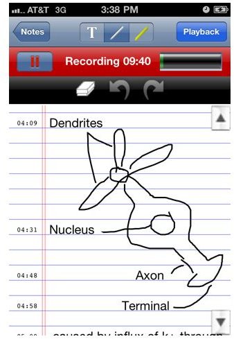 audio note record