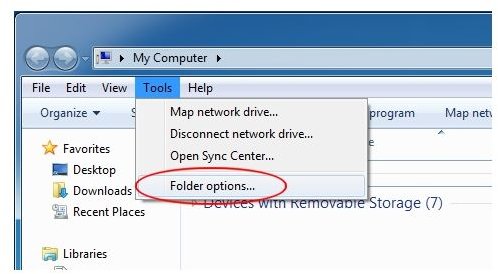 How to Show Hidden File Extensions in Windows 7