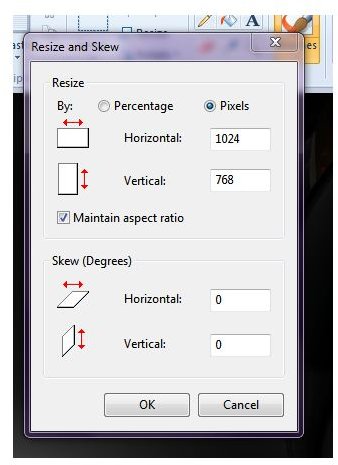 Resize Image Window