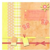 7 Free Easter Scrapbook Layouts & Templates: Dress Up Your Spring & Easter Designs