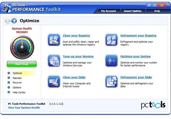 PC Tools Performance Tookit review