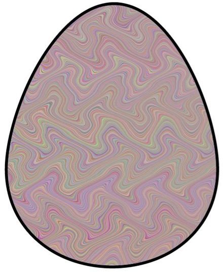 Tiedye Egg