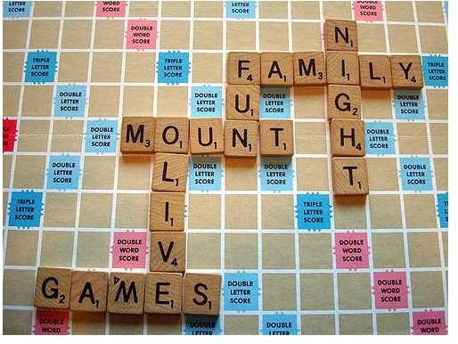 Scrabble board game