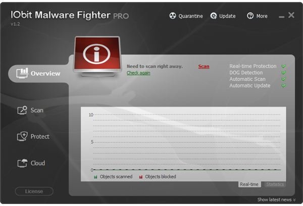 Security Software Review - IObit Malware Fighter for Windows PC
