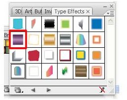 Adobe Illustrator CS3 Buttons - Rose Faded Drop shadow button - Type Effect Box