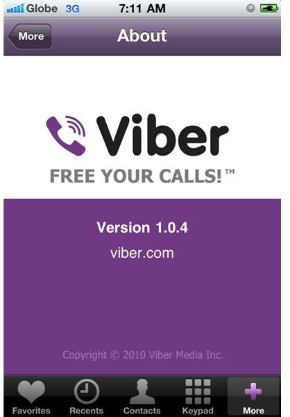viber app for iphone 1