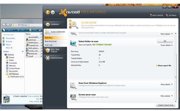 Undetected threats by Avast!