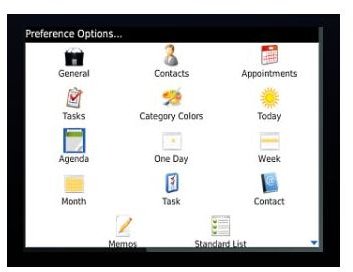 Screenshot Agendus Preference Settings