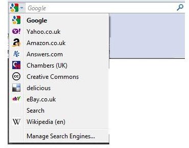 Firefox Default Search