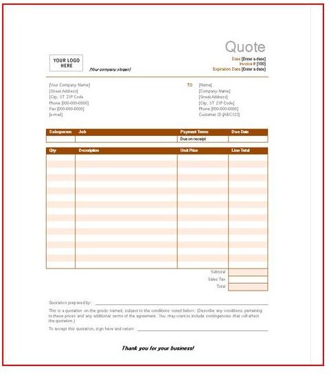 Price Quote - Microsoft Office