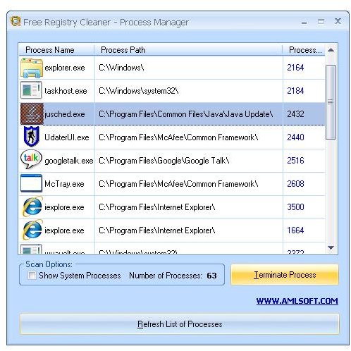 aml free registry repair