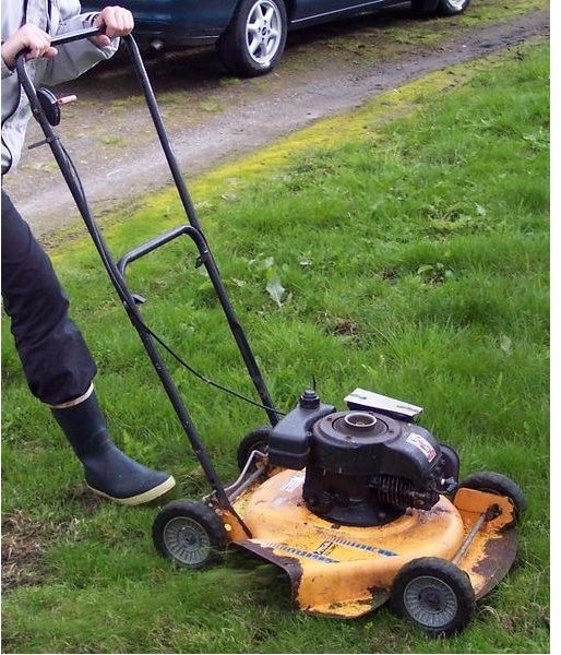 Old lawnmower