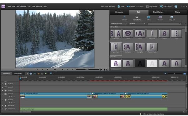 what is adobe premiere elements restore workspace