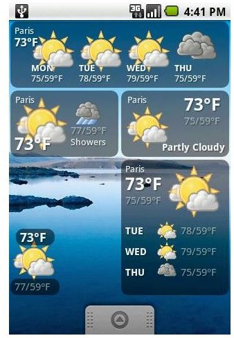 Weather Forecast Widget Android App