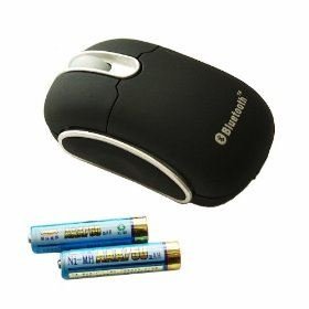 Cubeternet Bluetooth v2.0 Optical mini Mouse with Bonus Rechargeable Batteries