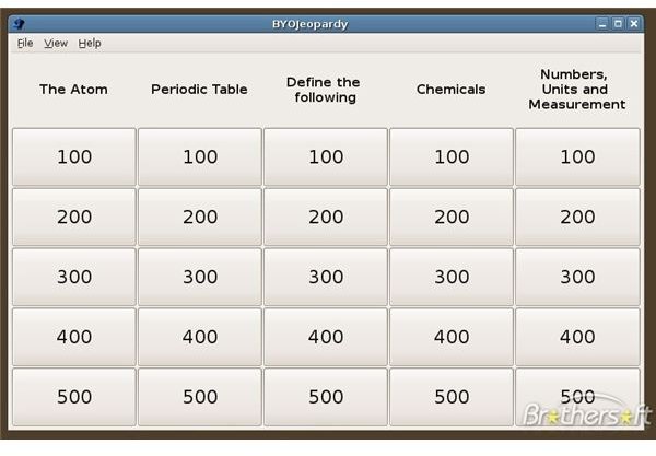 Build Your Own Jeopardy