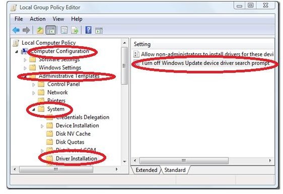 How to Stop Windows 7 Automatic Driver Installation