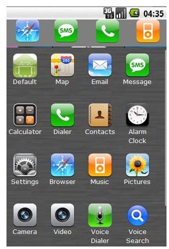iPhone 4.2 Theme for Android from IntelSoftApps
