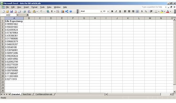 Introduction to Some Practical Methods for Biostatistics Using MS Excel