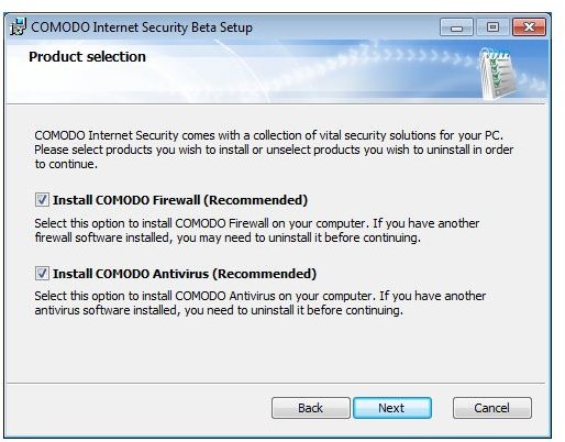 comodo internet security essentials