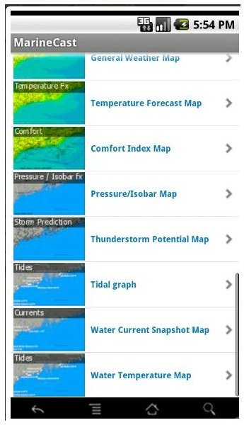 MarineCast Android App