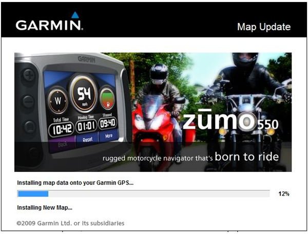 Garmin Nuvi 205W Install Map Update