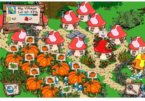 smurfs village images