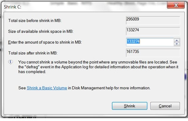 Figure 2 - Shrink Drive