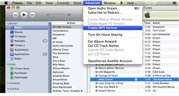 convert itunes link to downloadable mp3 file