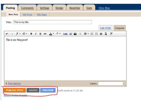 Post date and time blog publish Blogger Automatically