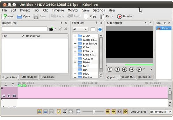 Kdenlive on Ubuntu 10.04