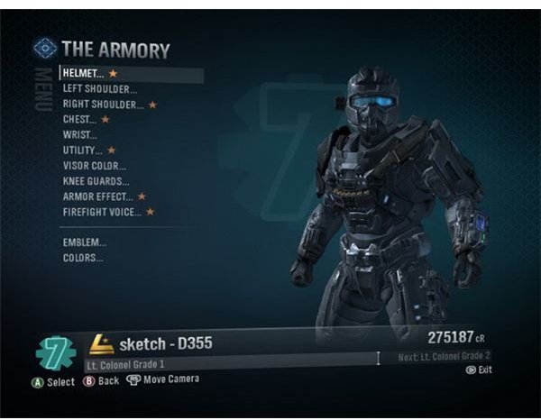 Halo Reach Multiplayer - Halo Reach Armory