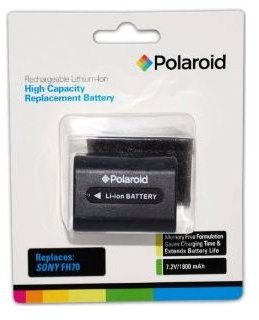 Polaroid High Capacity Sony FH70 Rechargeable Lithium Replacement Battery