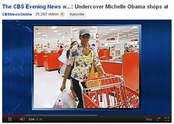 Michelle Obama Shops at Target