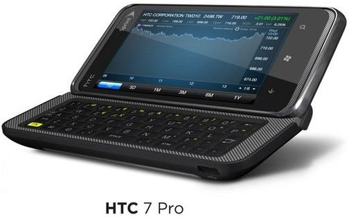 HTC 7 Pro - Successor to the HTC Touch Pro 2