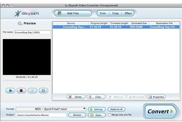 With iSkysoft Video Converter you can import WMV into iMovie