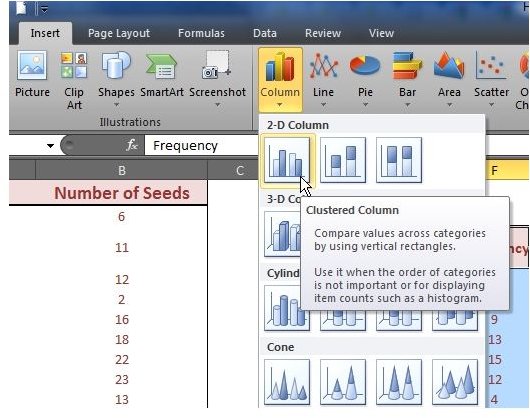 excel 3d histogram